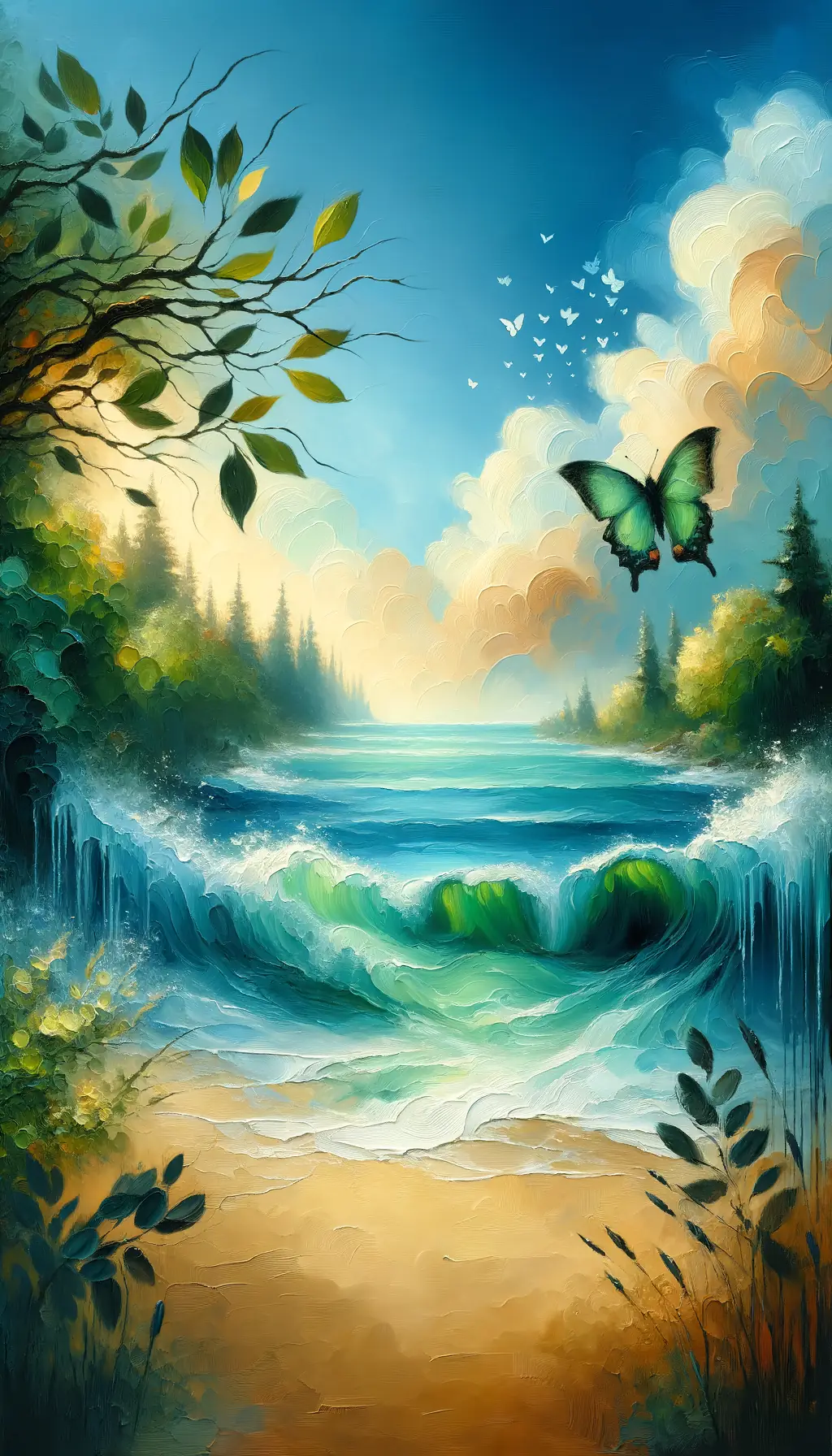 Whispers of Renewal: Symphony of Serenity