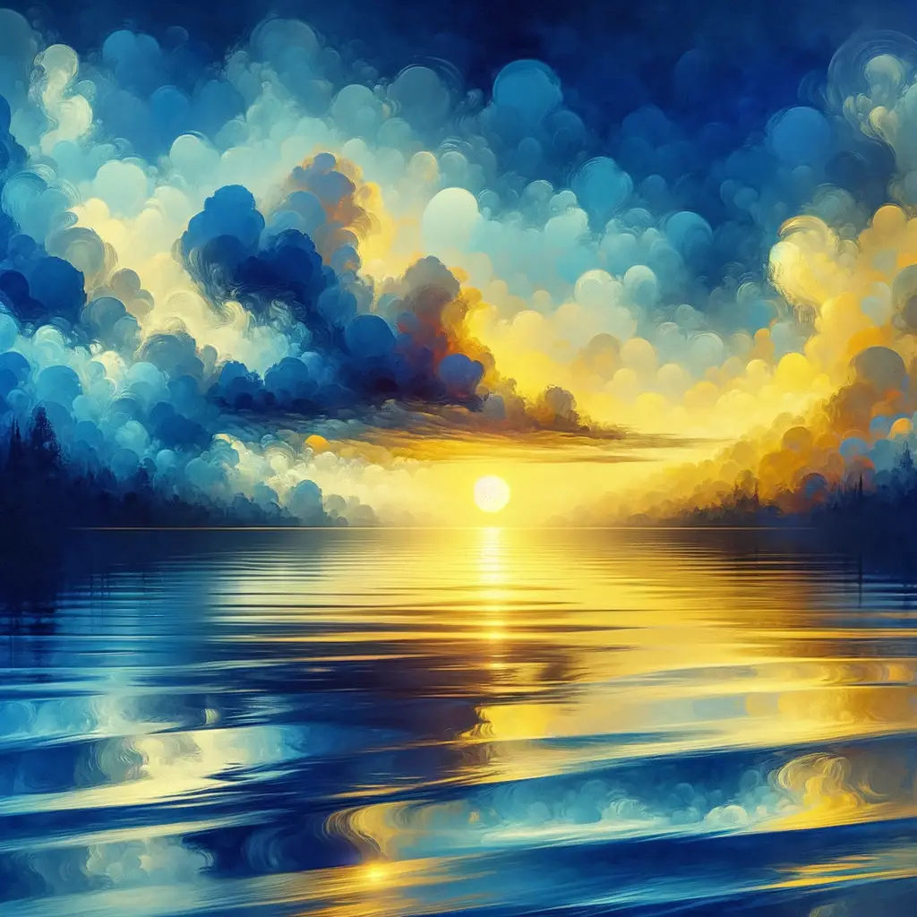 Dance of Hope: Reflections on the Tranquil Lake