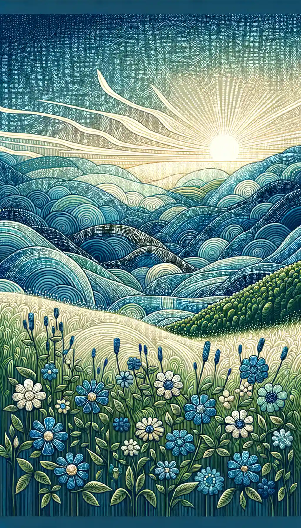 Aurora Meadows: Whispers of Tranquil Hope