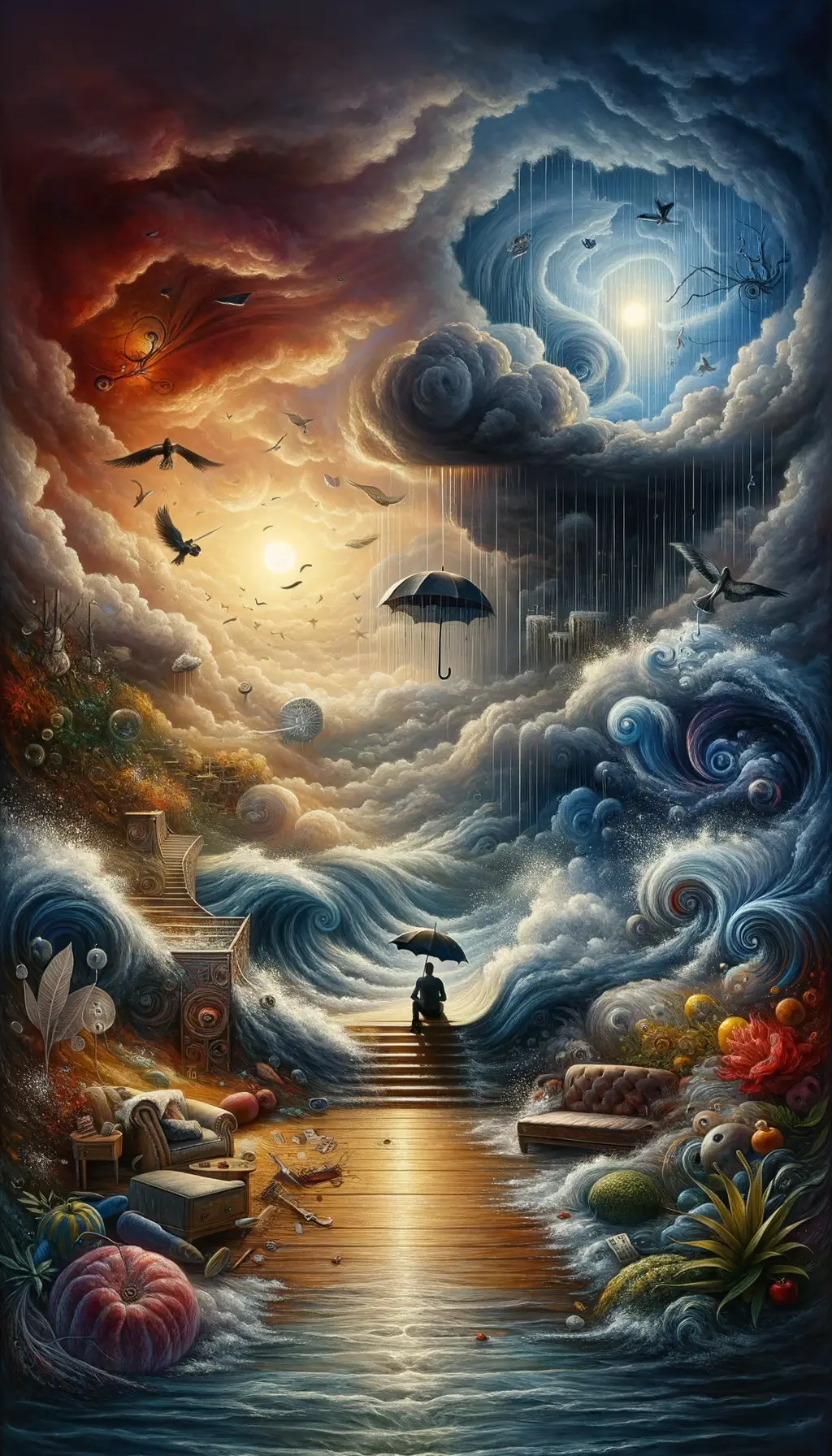 Whispers of Shadows: A Mirror of Storms and Secret Gardens