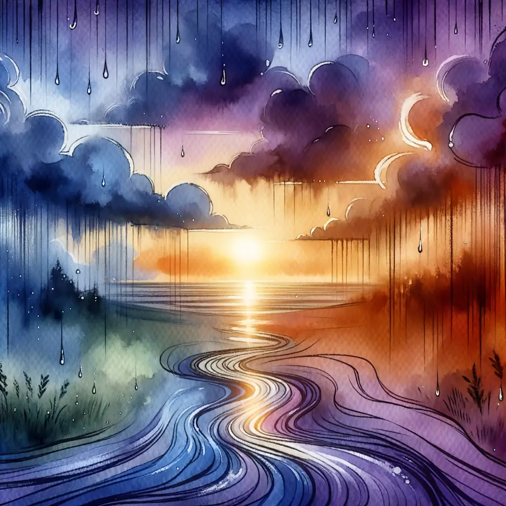 Ethereal Resonance: A Watercolor Symphony of Healing