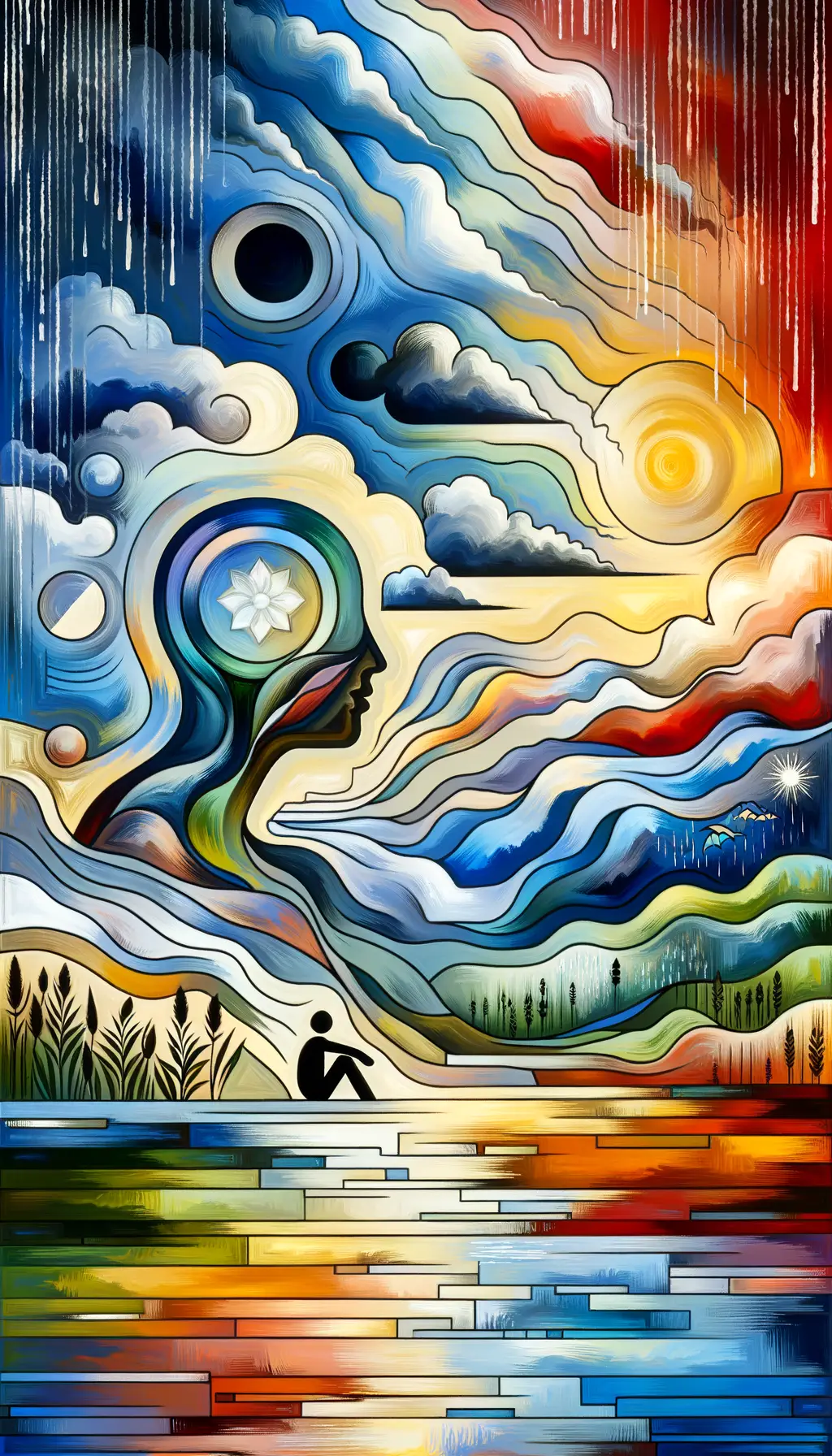 Whispers of Storms: A Journey through Silence and Light