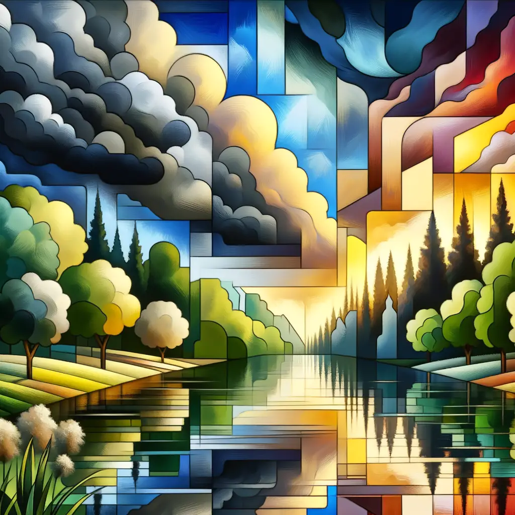 Ethereal Whispers Across a Kaleidoscope Sky