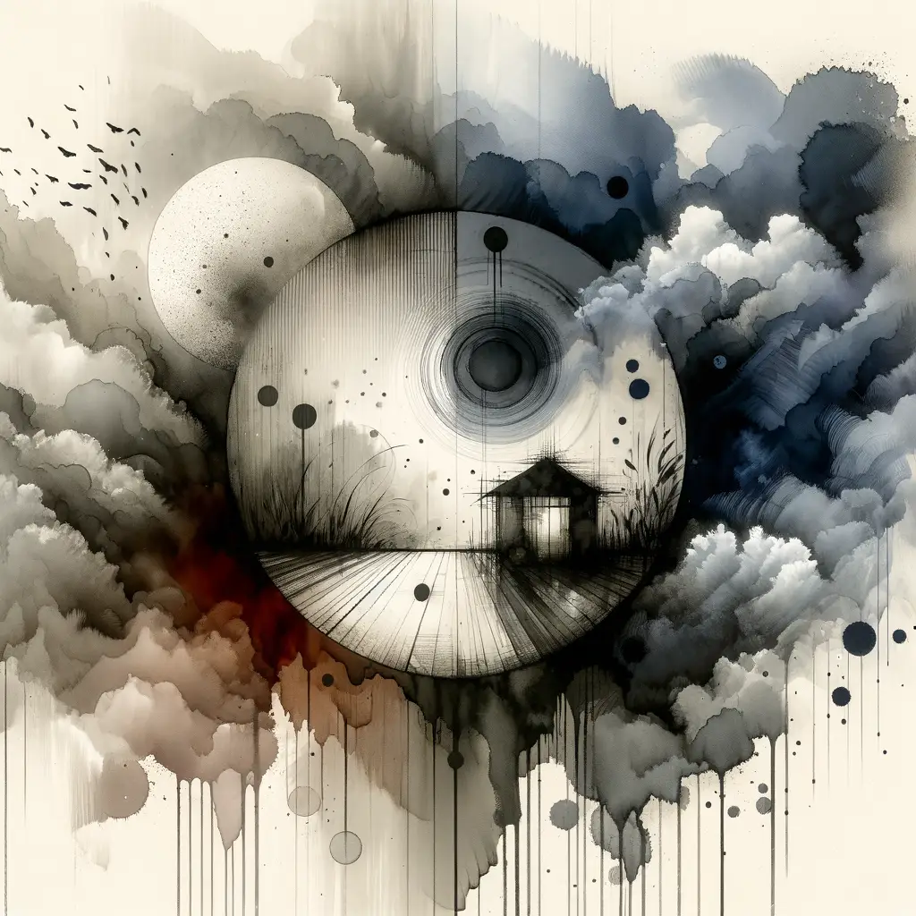 Whispers of Echoes: Through the Ink Wash of Emotions