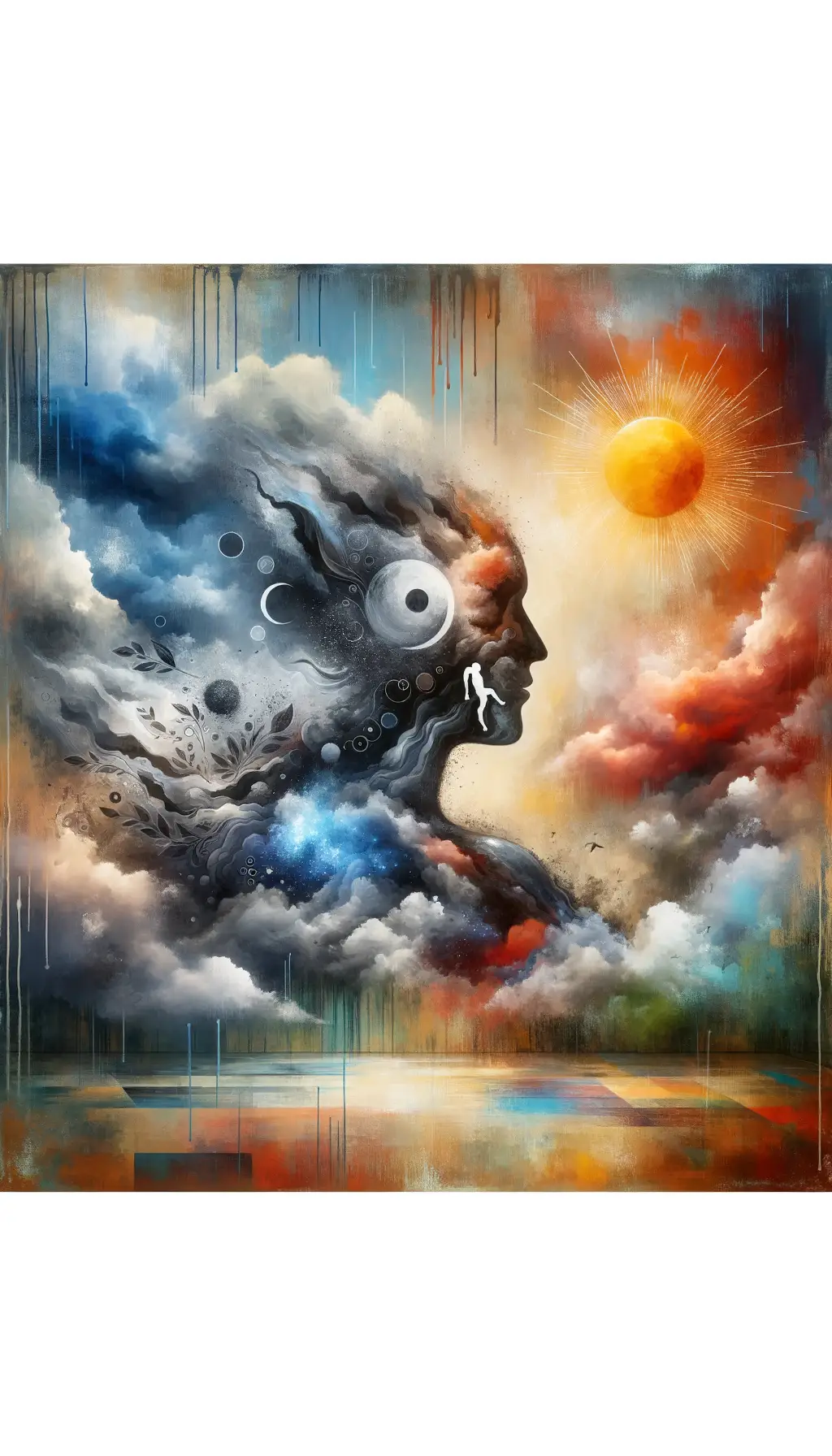 Phosphorus Bloom: A Soul's Metamorphosis Amidst Weathered Skies