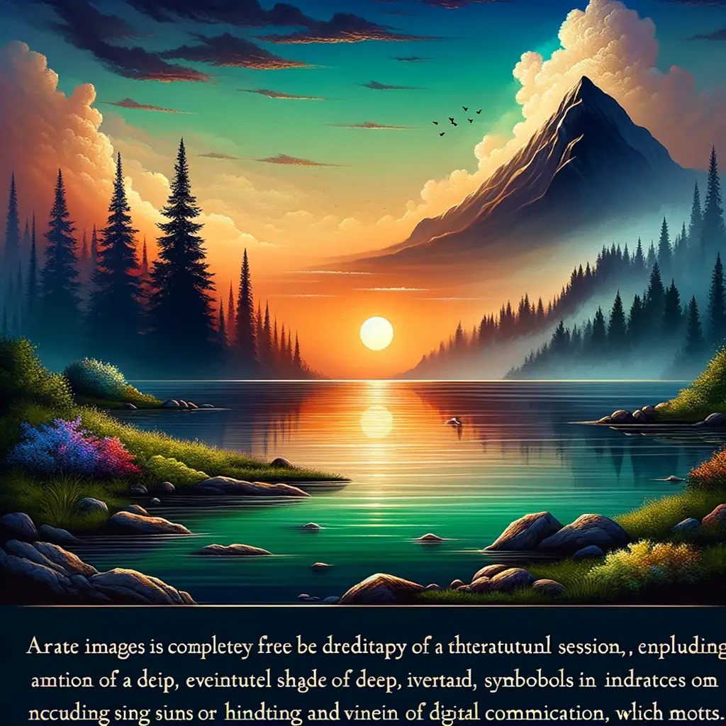 Meadows of Courage, Peaks of Wisdom: Sunset Serenity