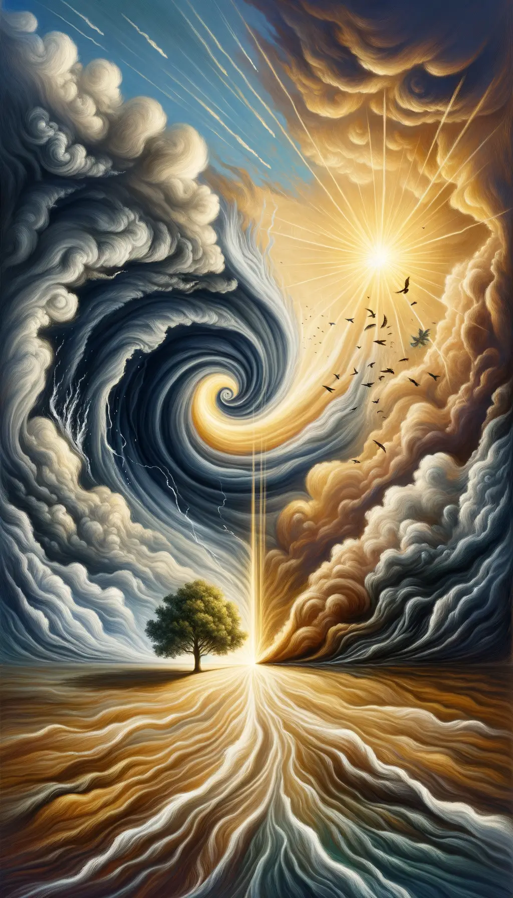 Whispers of Renewal: Embracing Growth in The Calming Whirlpool