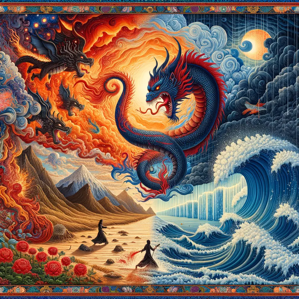 From Storm to Stillness: A Therapeutic Journey in Colors