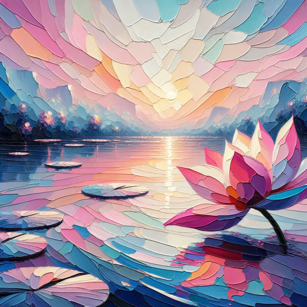 Lotus Bloom: A Symphony in Pink Serenity