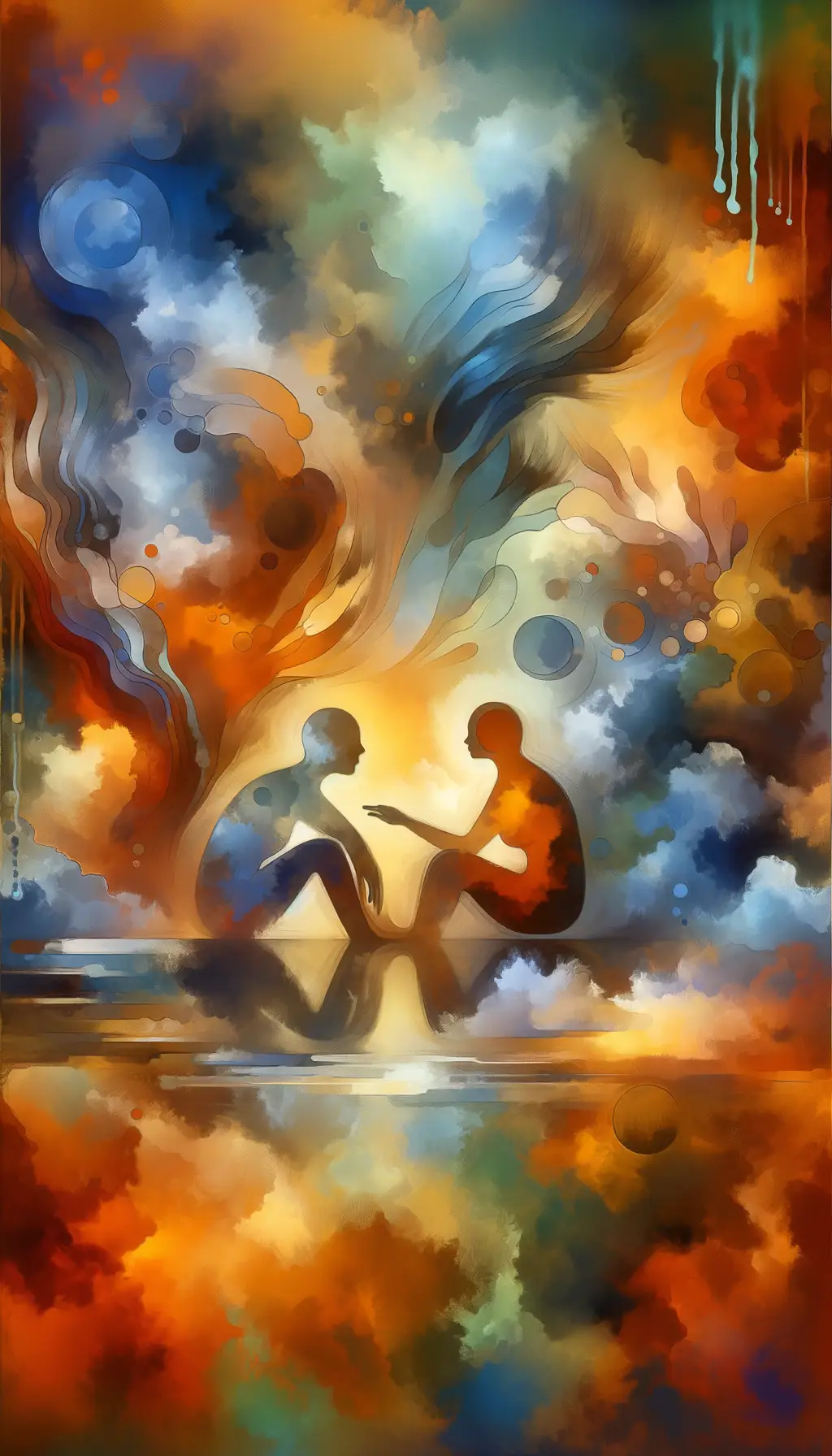 Duet of Tensions: Embrace of Warmth in the Storm