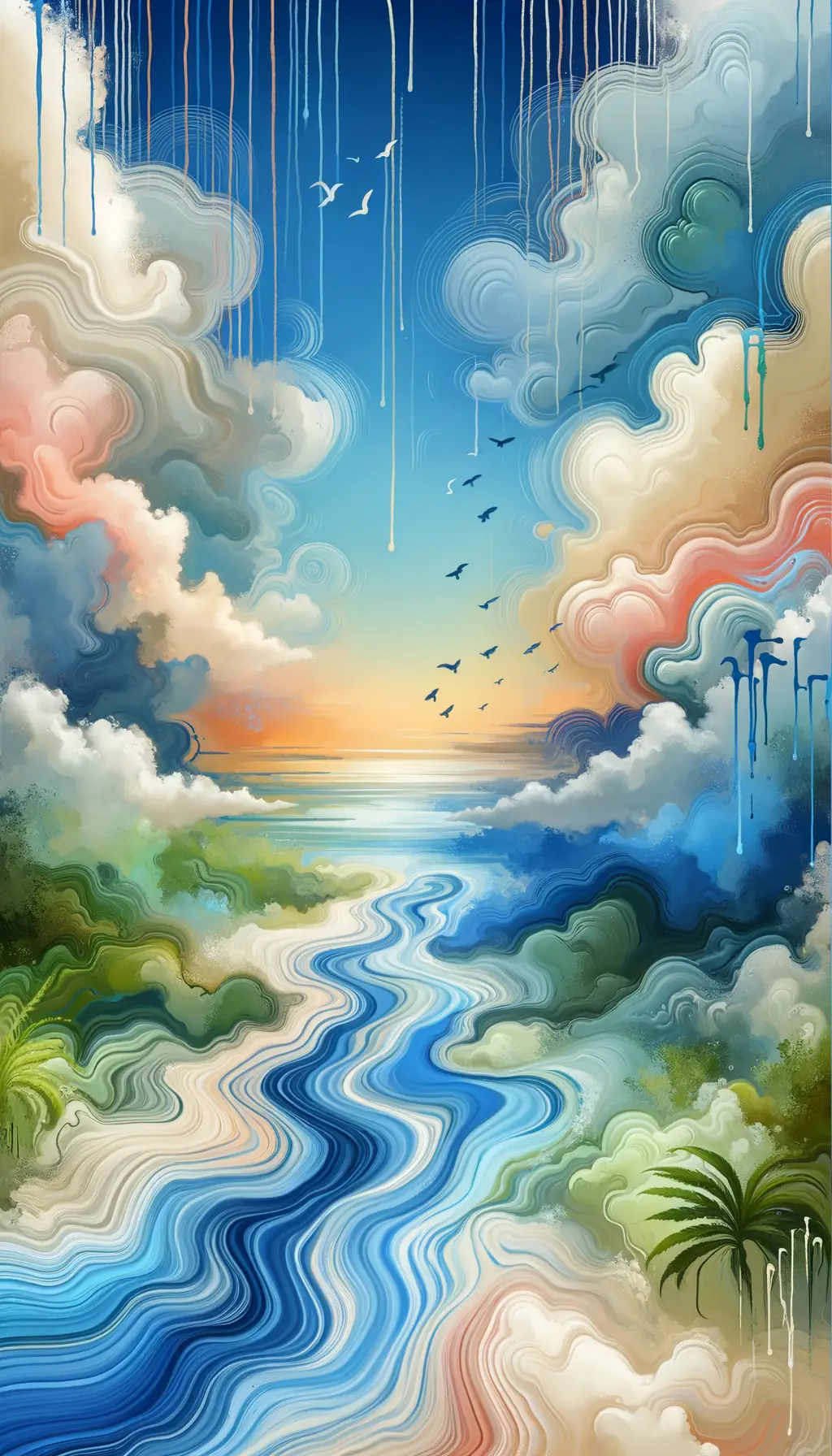 Gossamer Whispers: Serenity's Brushstrokes