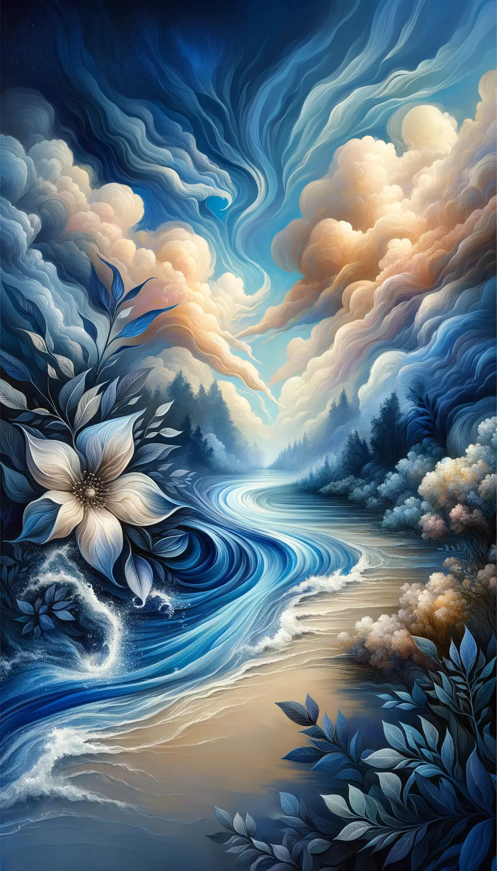 Rivers of Resilience: A Blossom Blooms in Therapy's Embrace