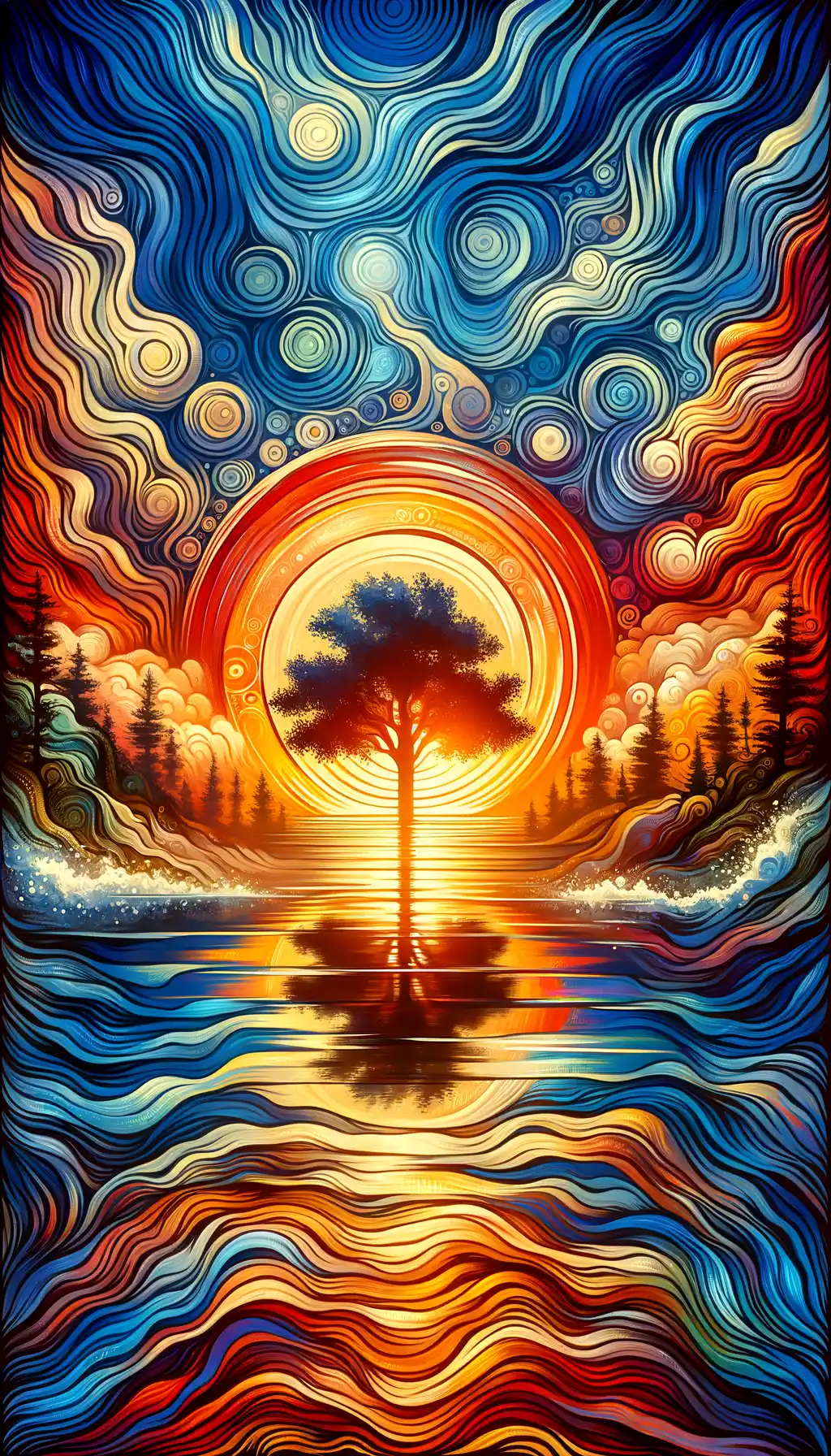 Eternal Serenity: Whispers of Emotional Oak