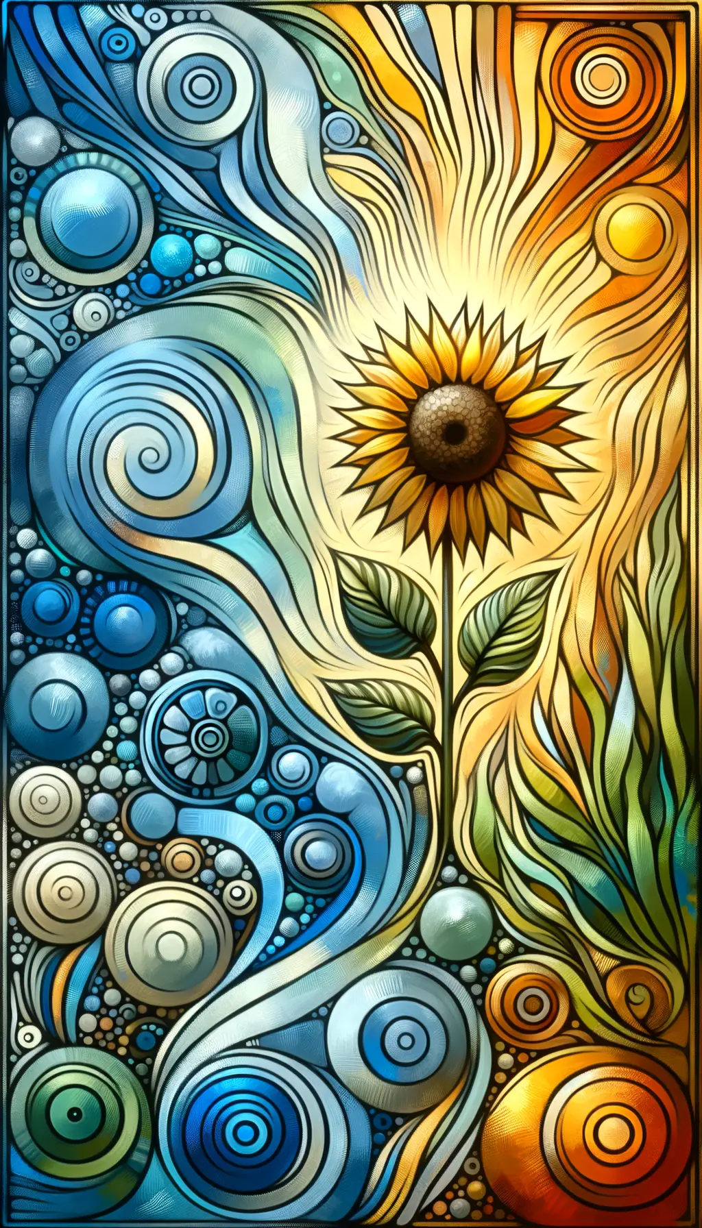 Whispers of Sunflower Dreams: A Blanket of Embrace