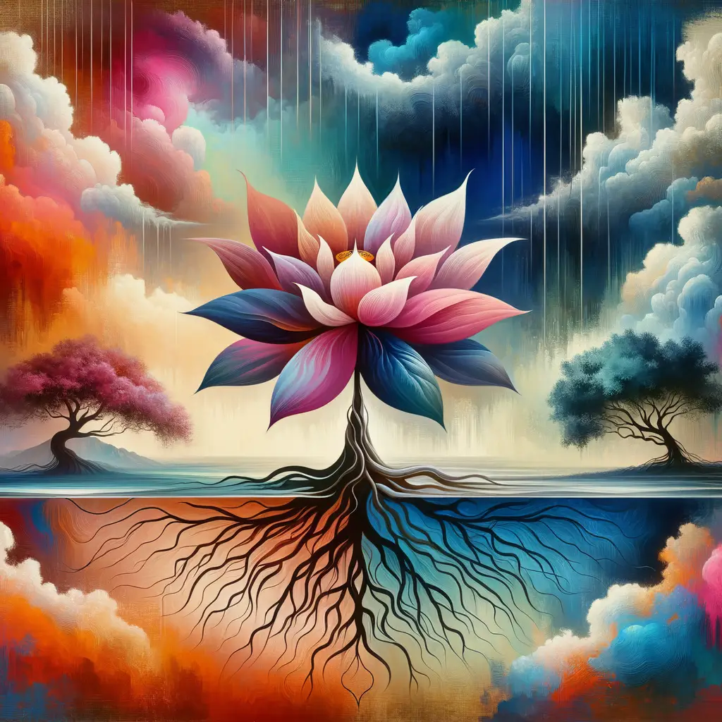 Into the Azure Embrace: A Therapeutic Journey