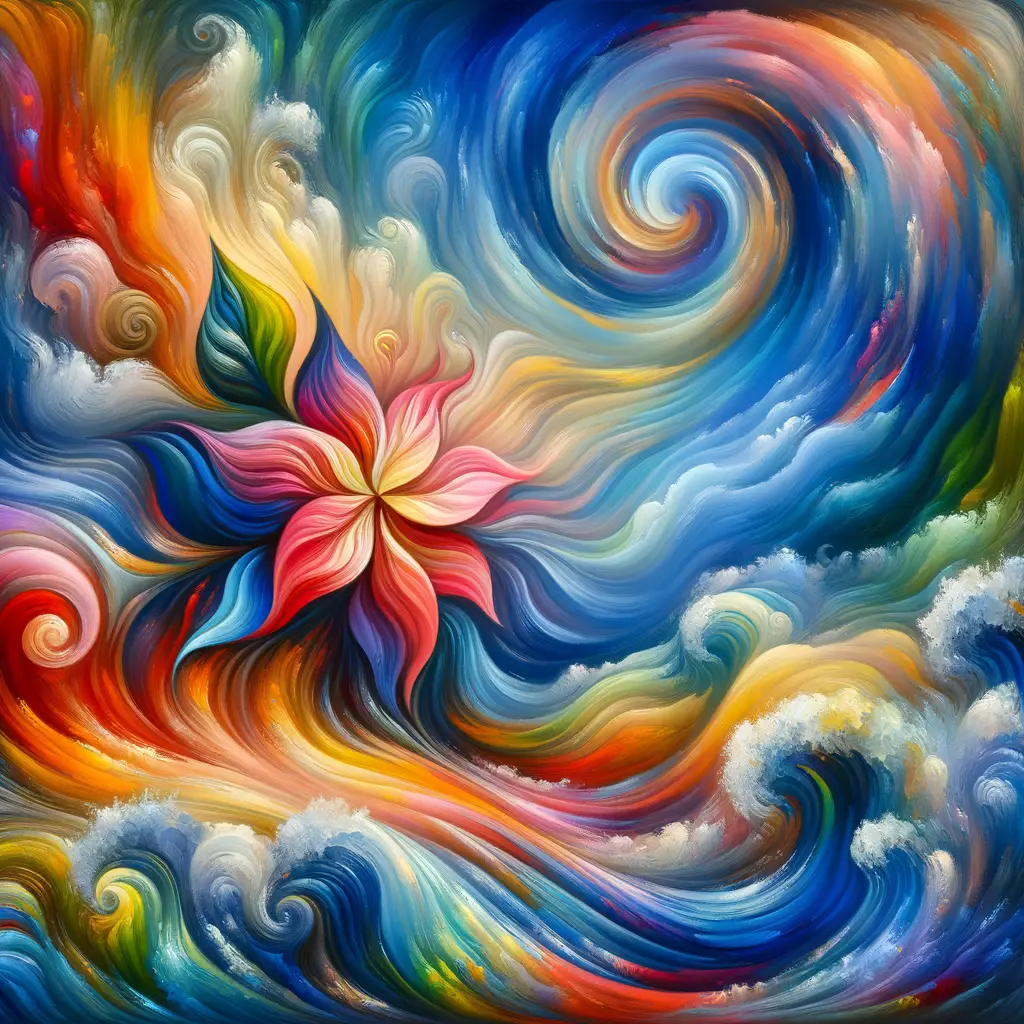 Serenity's Prism: A Blooming Journey Through Therapy