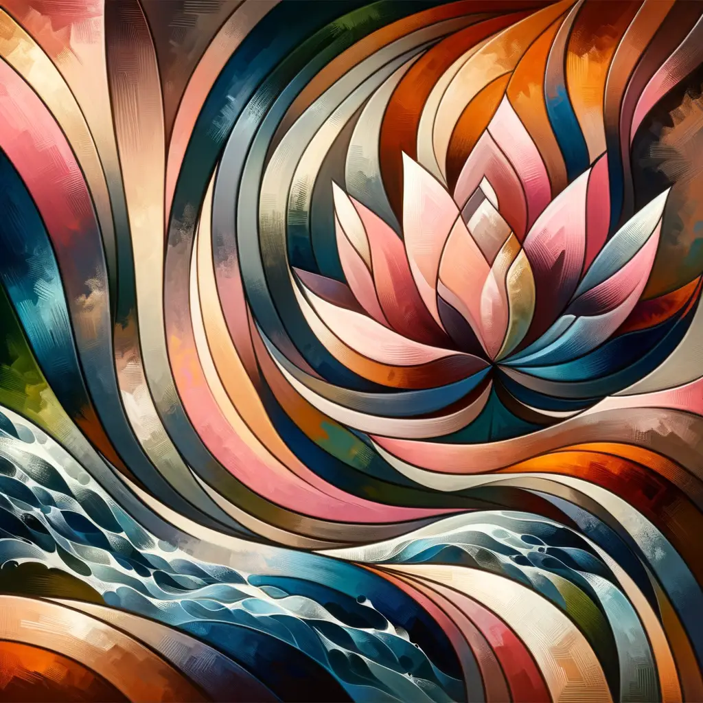 Whispers of Serenity: Harmonies of Emotive Cubism