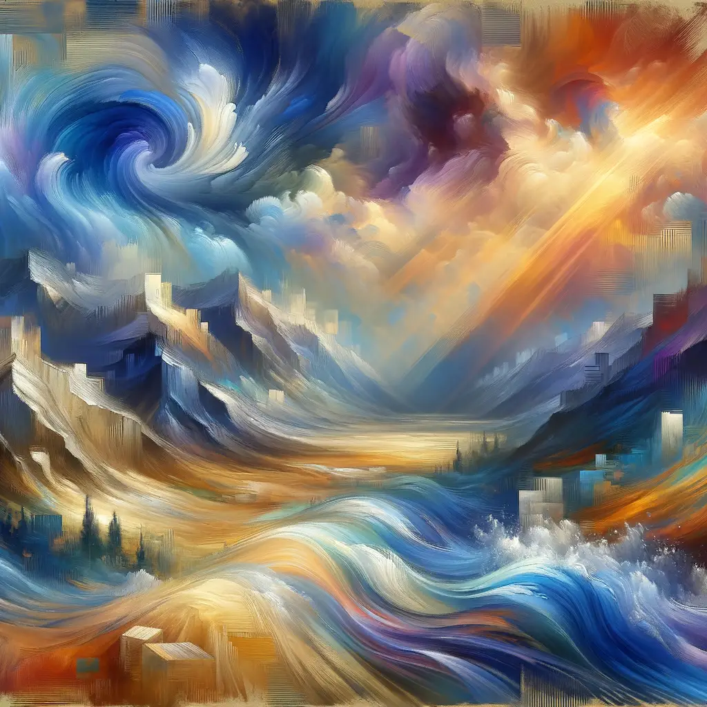 Whispers of the Heart: A Wind Dance in Twilight's Embrace