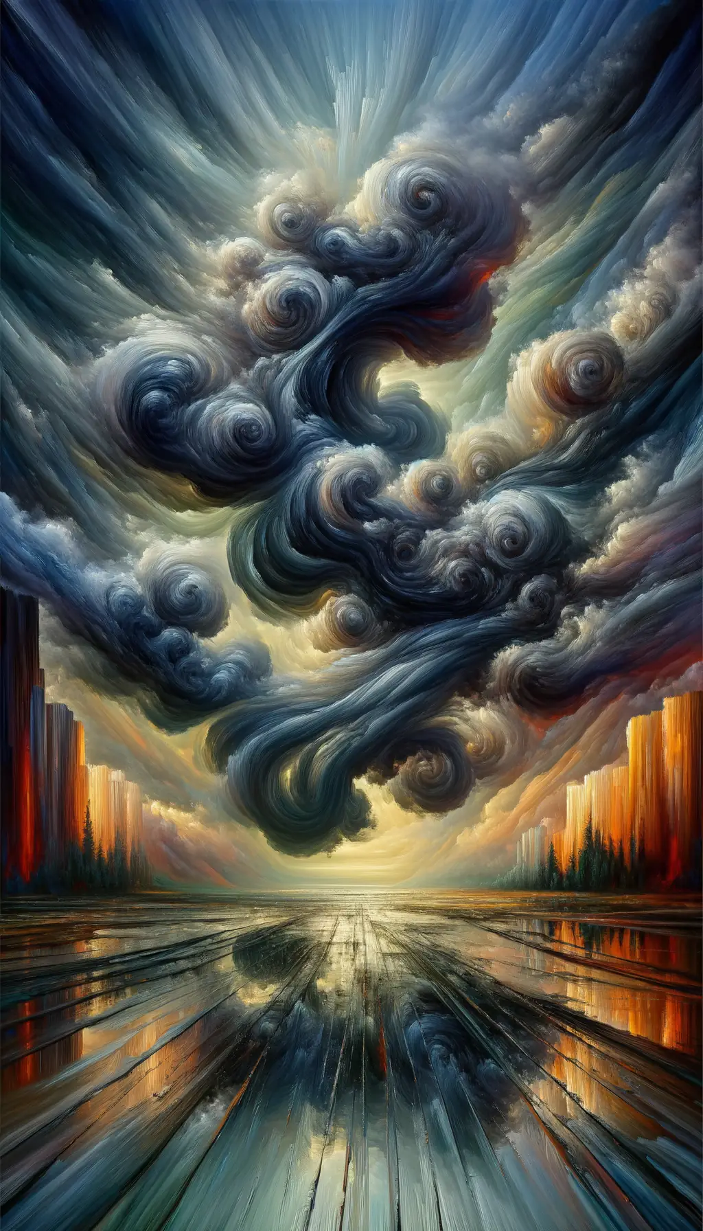 Echoes of Solitude: The Storm Within