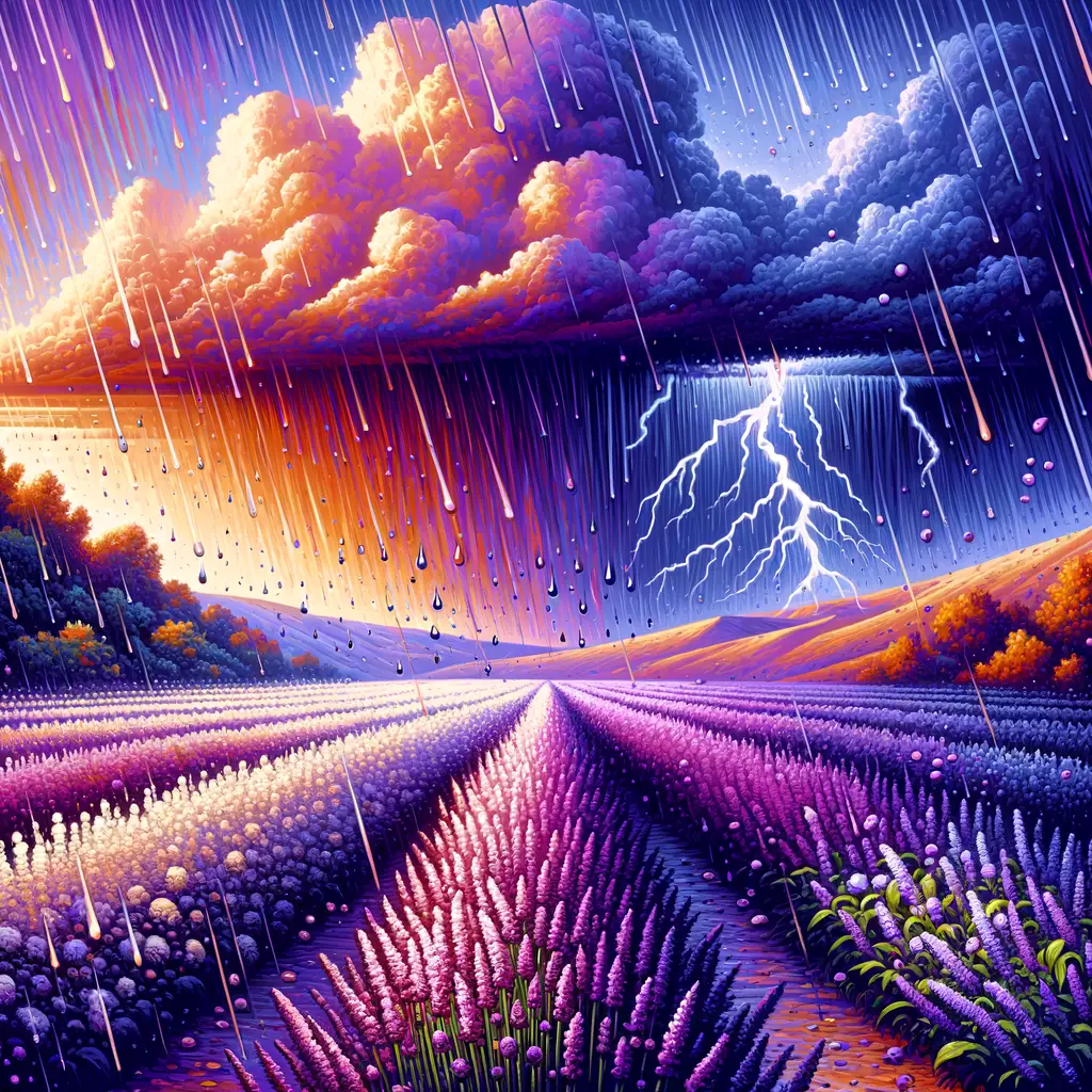 Serenade of the Soul: Rebirth in a Lavender Storm