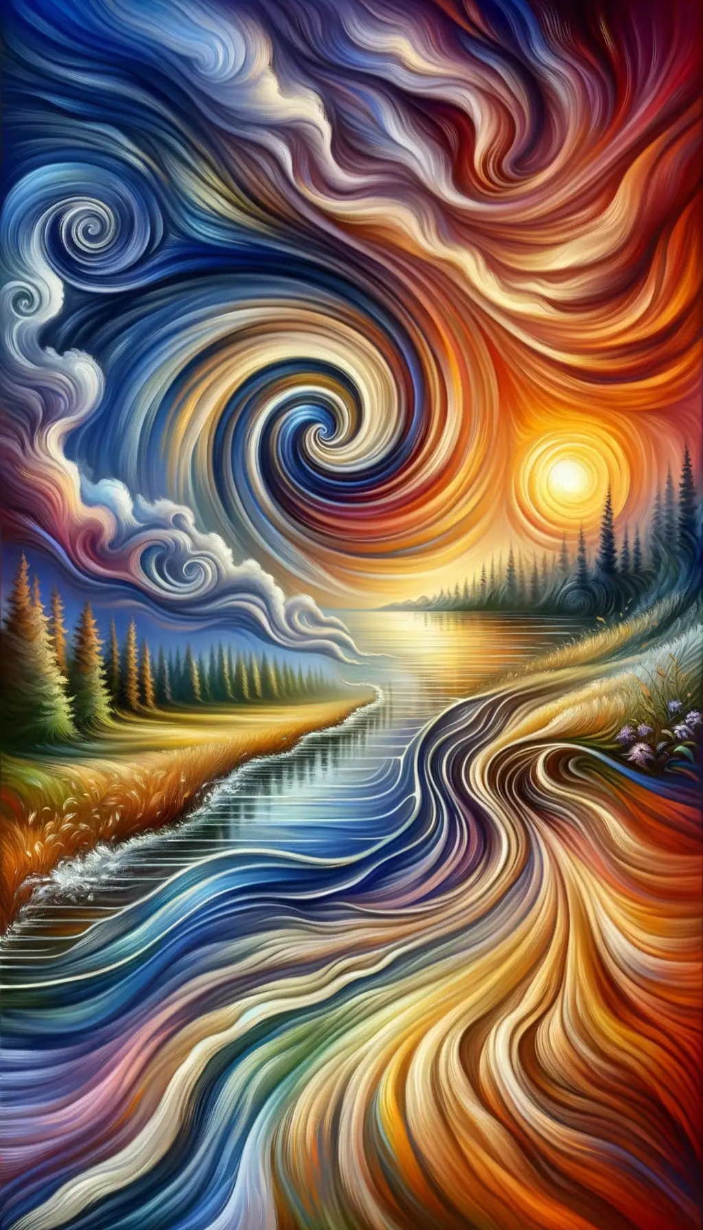 Eternal Embrace of Whispered Horizons