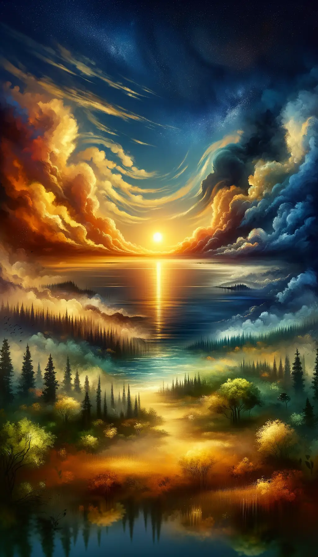Embrace of Dawn: Healing within Nature's Symphony