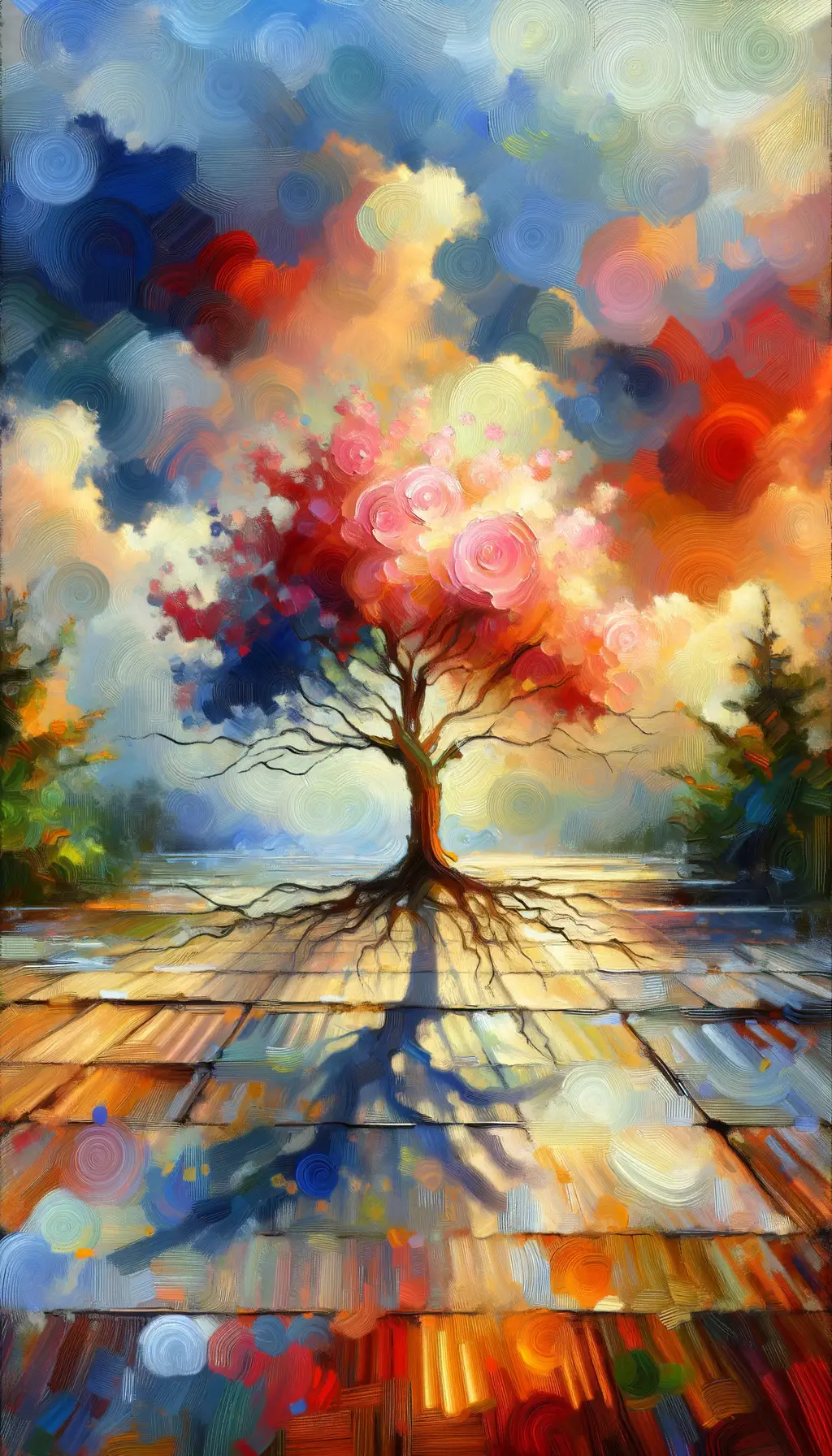 Serenade of Earth and Sky: Resilience in Blossom