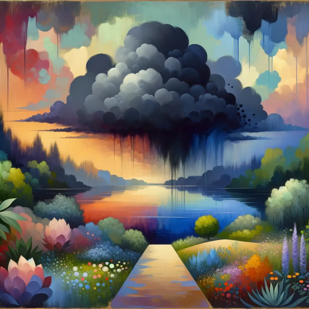 Embrace and Release: Shadows, Stillness, Blooms