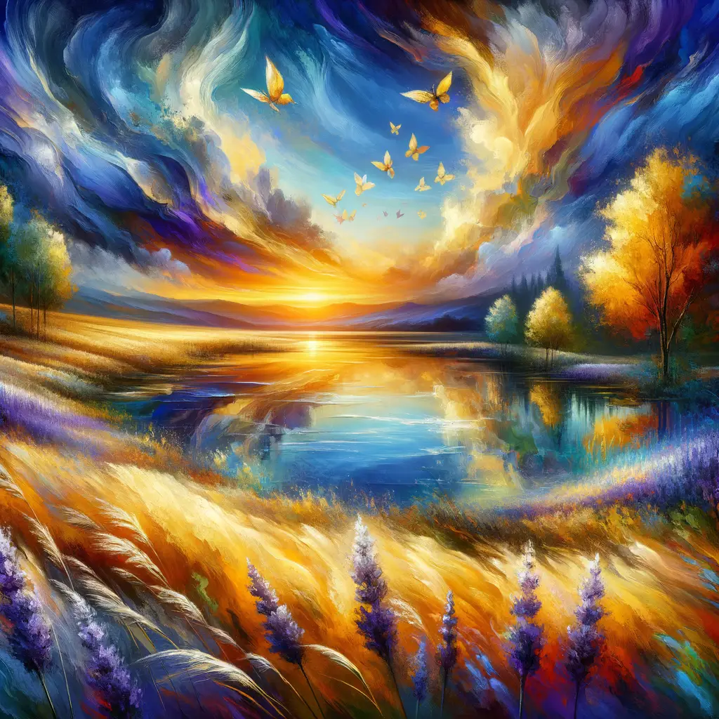 Whispers of Twilight: Solace in Lavender Skies