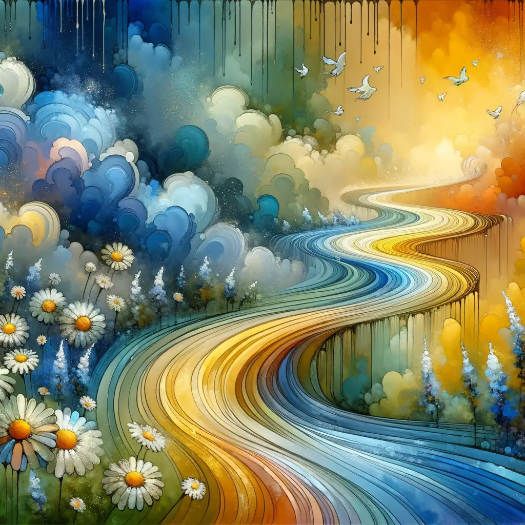 Tranquil Echoes of Sunset: A Therapeutic Voyage Through Anxiety