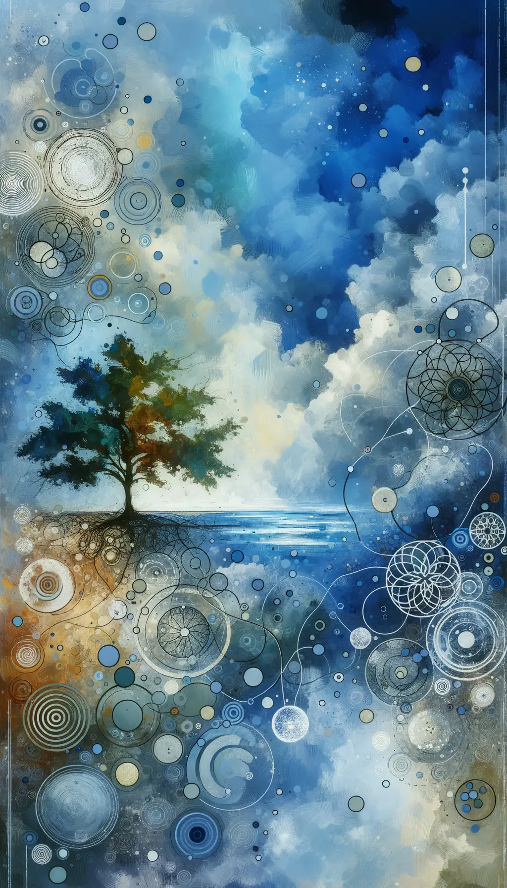 Whispers of Resilience: Oceanic Reflections of Inner Exploration