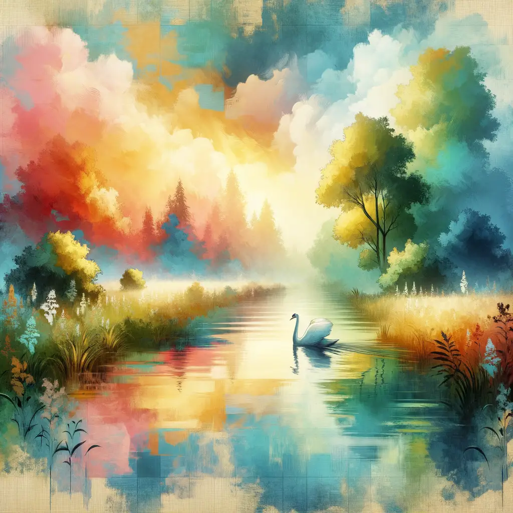 Whispers of Renewal: A Symphony in Pastel Harmony