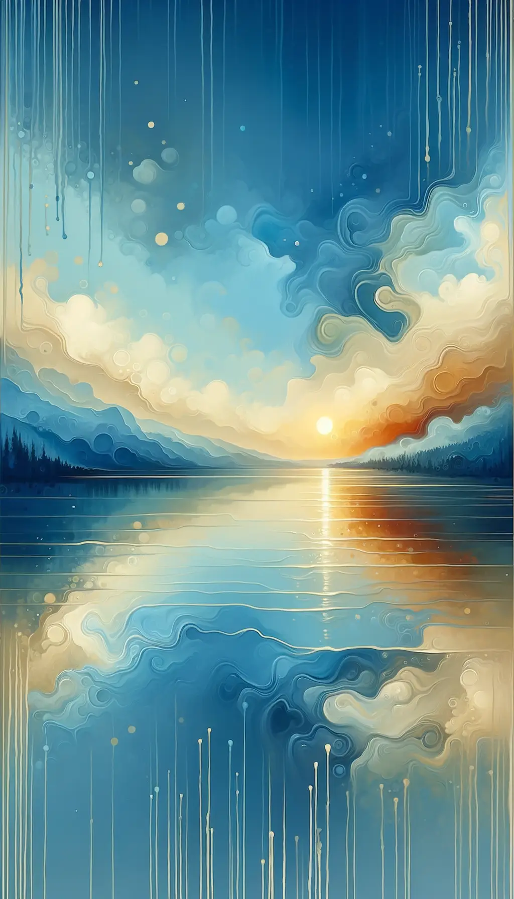 Soul's Sunset Symphony: Healing Waters of the Heart