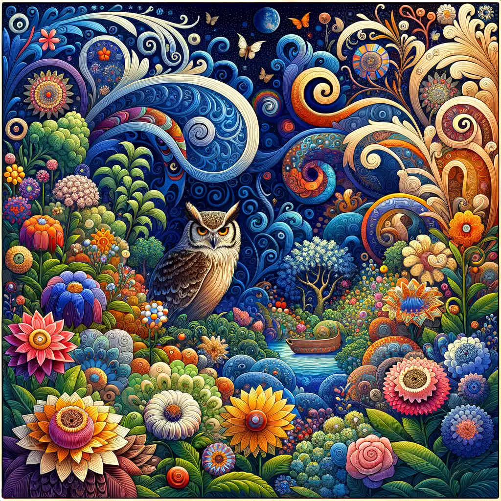 Ethereal Garden of Wisdom: A Therapy Session Unveiled