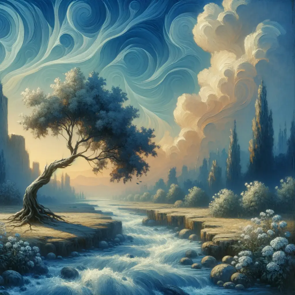 Whispers of Resilience: A Serene Journey Through Life's Scars