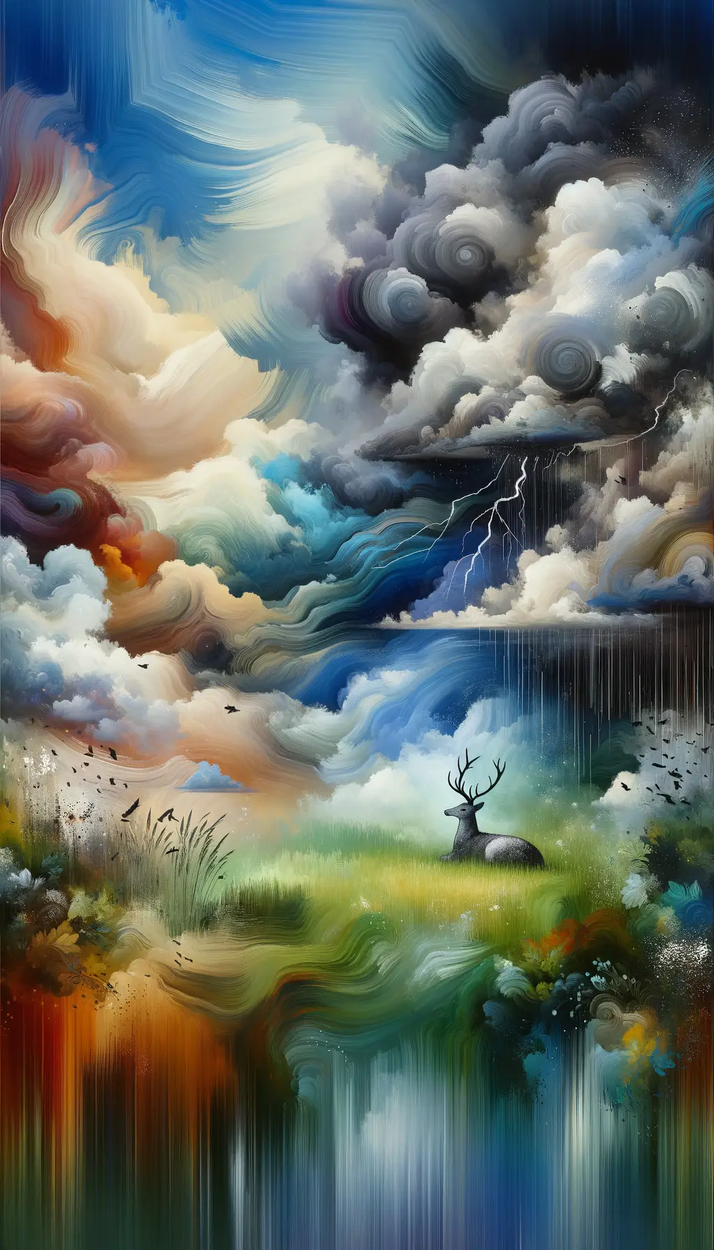 Whispers of the Soul: A Delicate Dance Between Storm and Serenity