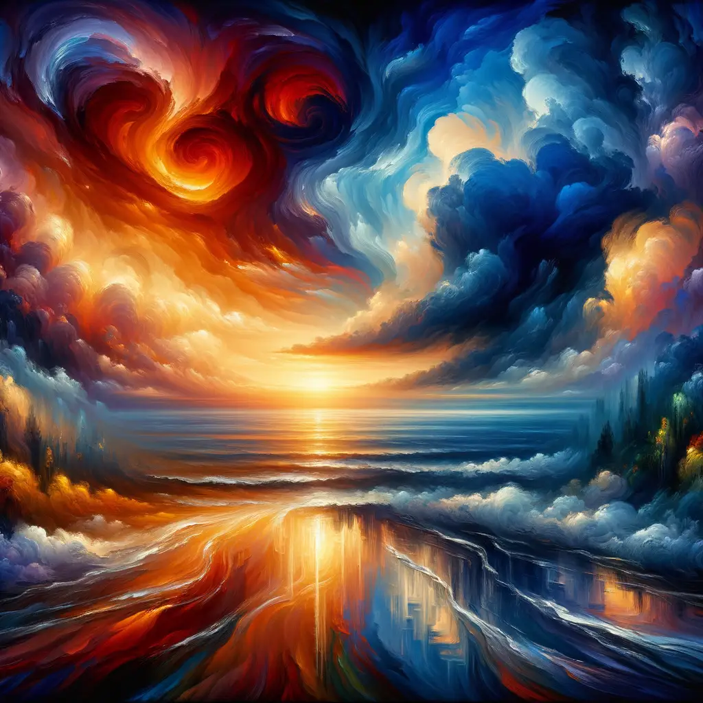 Rapture of Renewal: Emotive Symphony in Landscapes