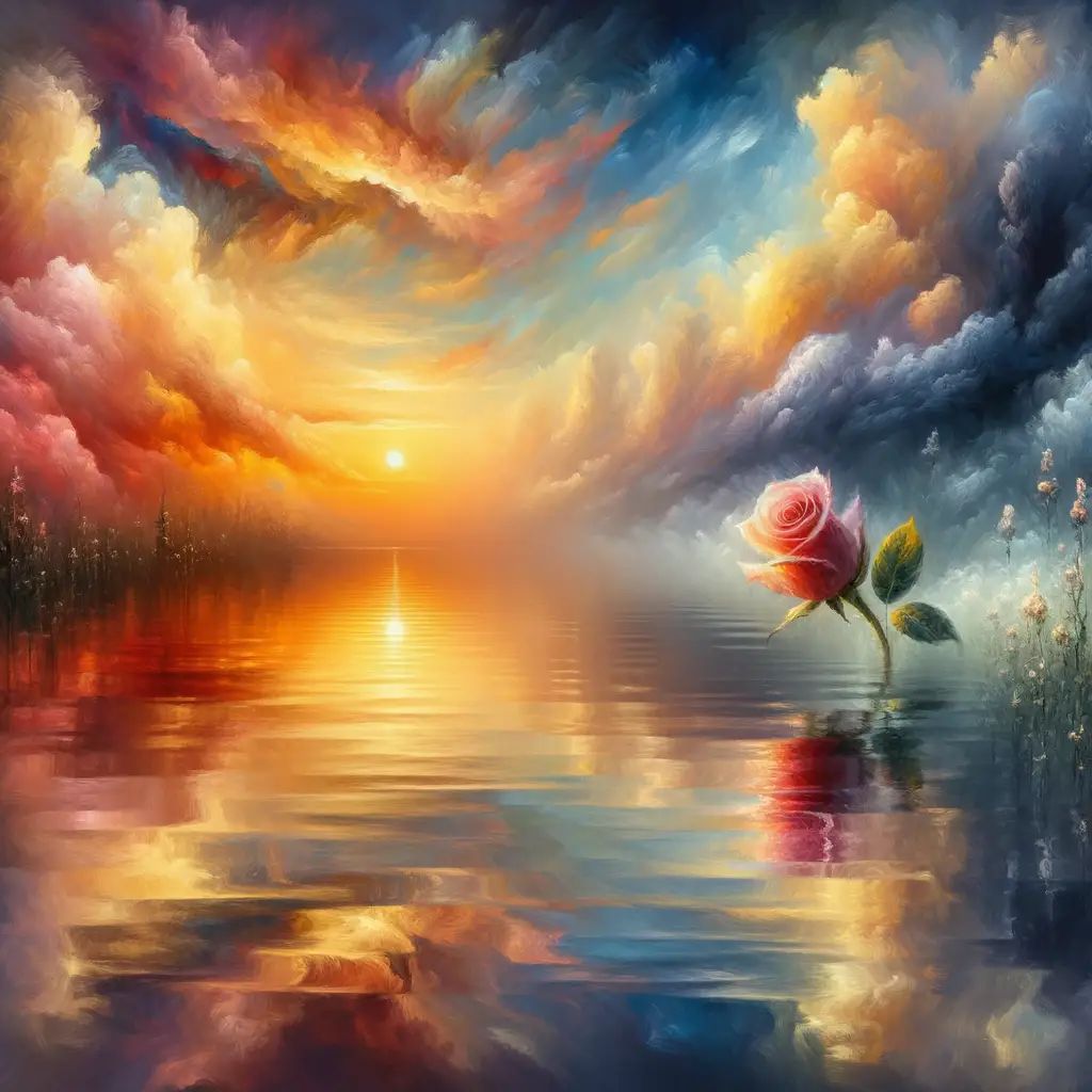 Luminous Dawn of Possibility: A Hopeful Symphony of Transformation