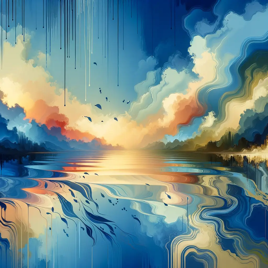 Whispers of the Soul: A Dusk Therapy in Azure