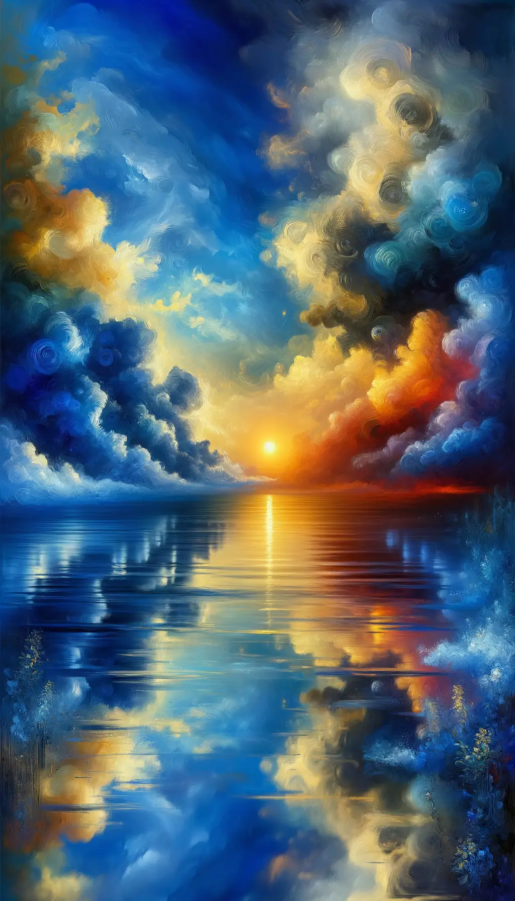 Rhapsody of Resonant Tides:
Emotive Harmony in Nature's Embrace