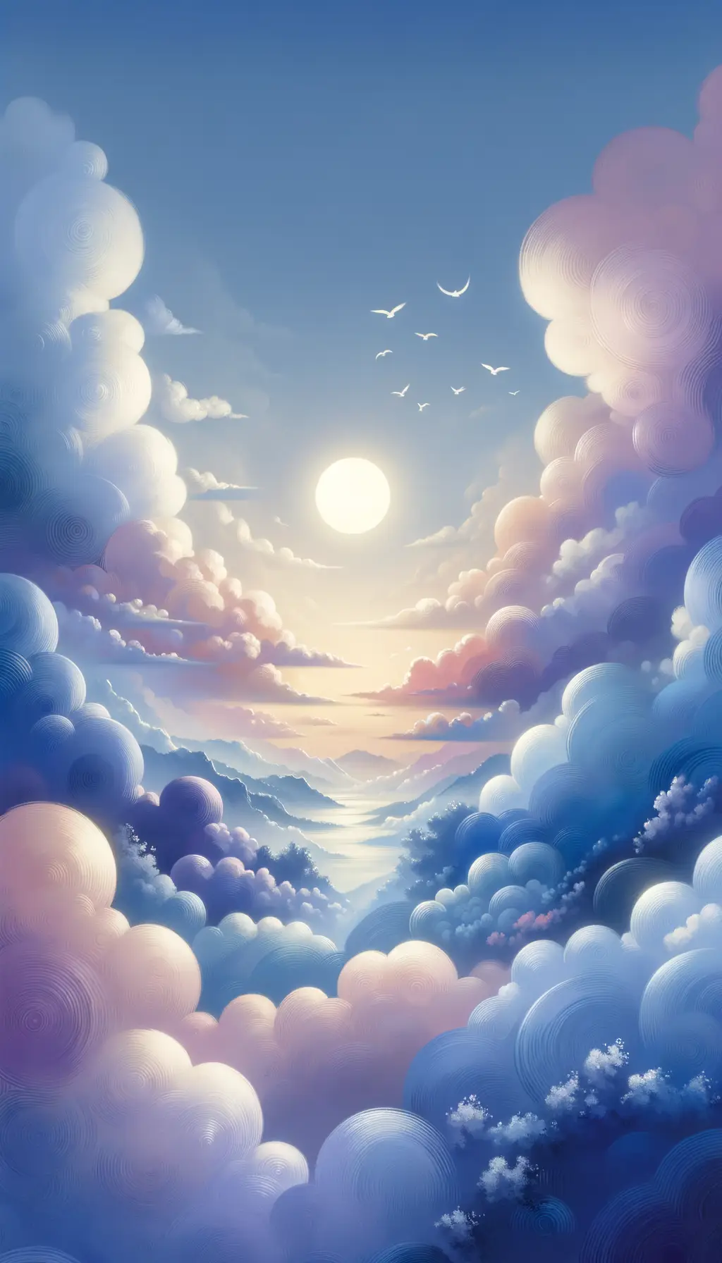 Ethereal Echoes: Sky's Whisper of Peace