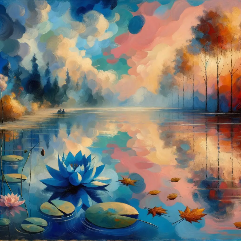 Whispers of Rebirth: A Sorrowful Symphony in Nature's Embrace