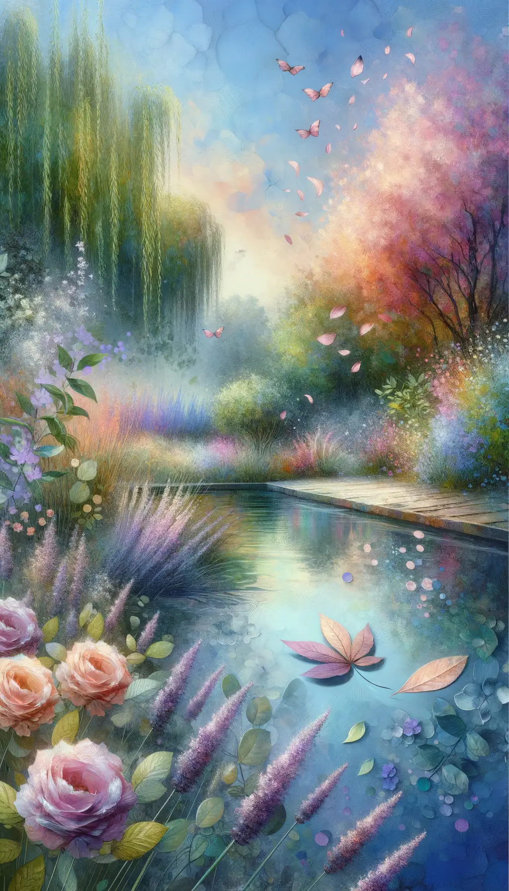 Whispers of Lavender: Tranquil Journey in the Garden's Embrace