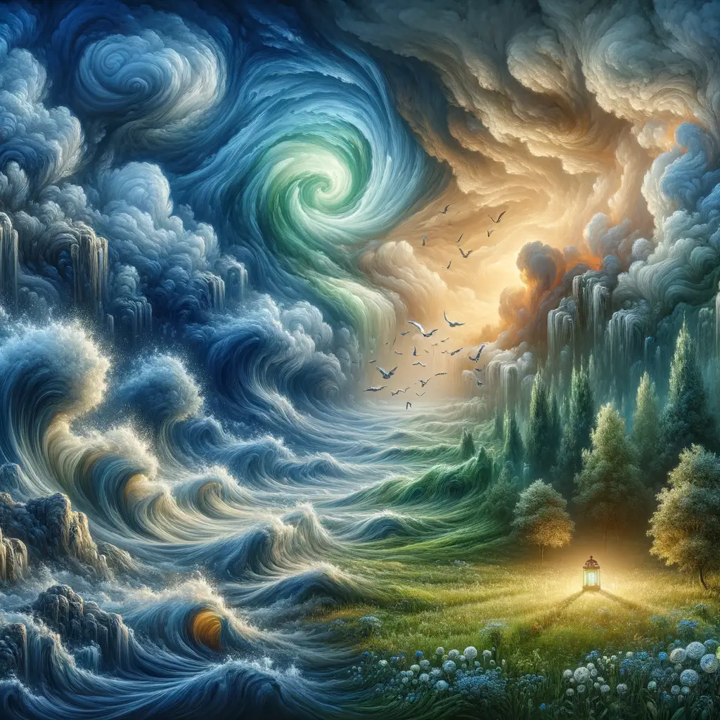 Whispers of Tranquility: A Wandering Soul's Gentle Embrace