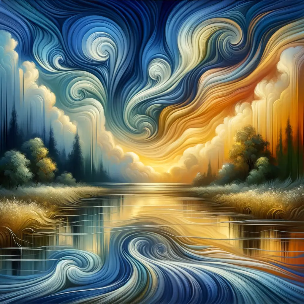 Whispers of Azure Tranquility: Melodies of Inner Peace
