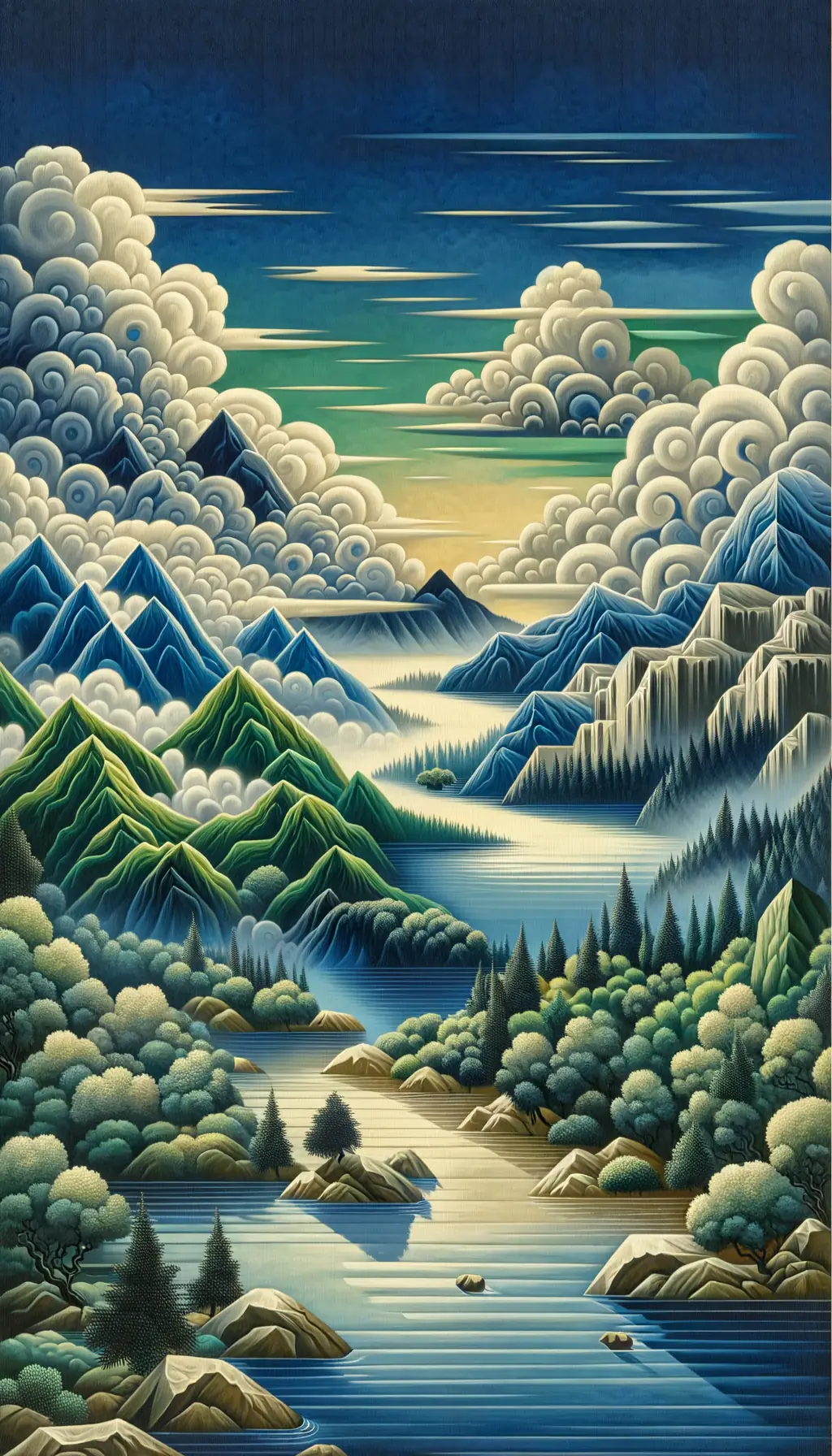 Forest of Resilience: Embraced by Sky, Burdened by Depths