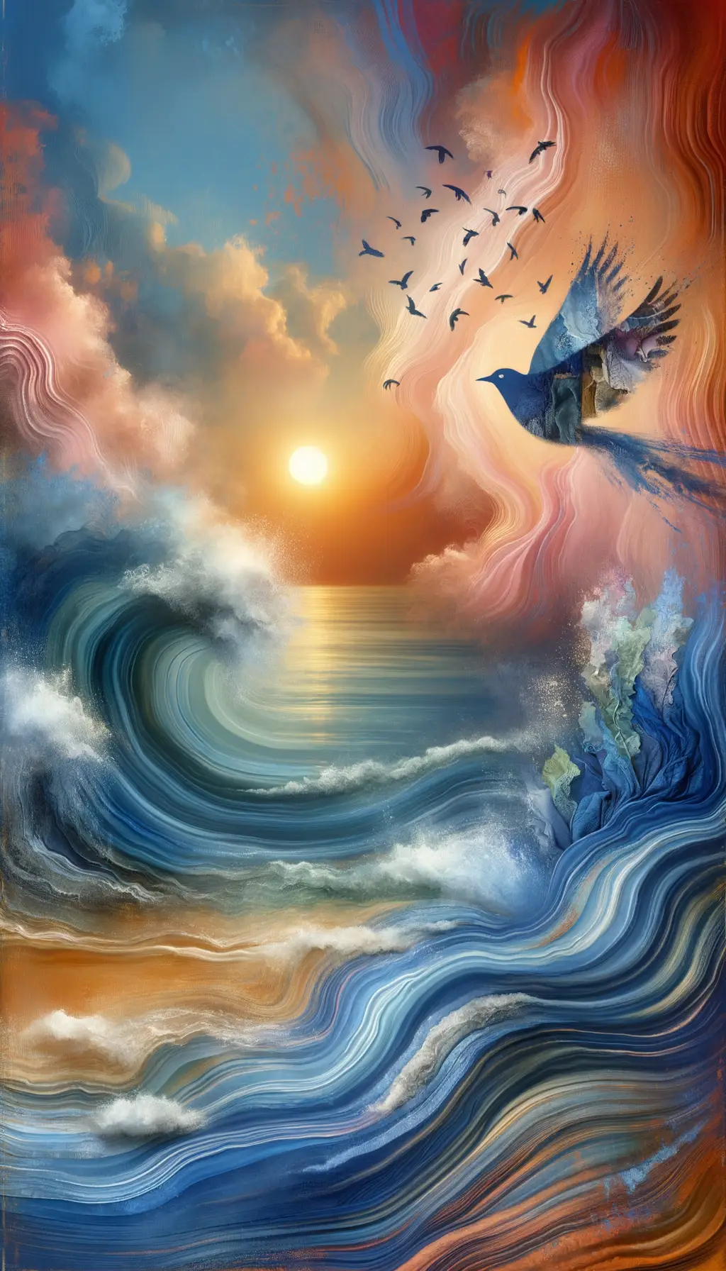 Whispers of Tranquil Healing: A Fusion of Serene Depths