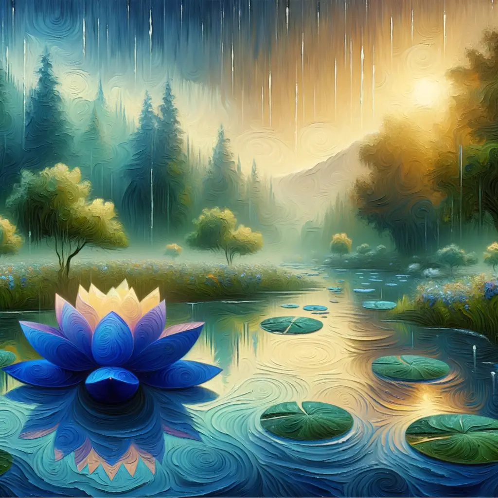 Whispers of Tranquil Transformation: A Therapeutic Lotus Symphony