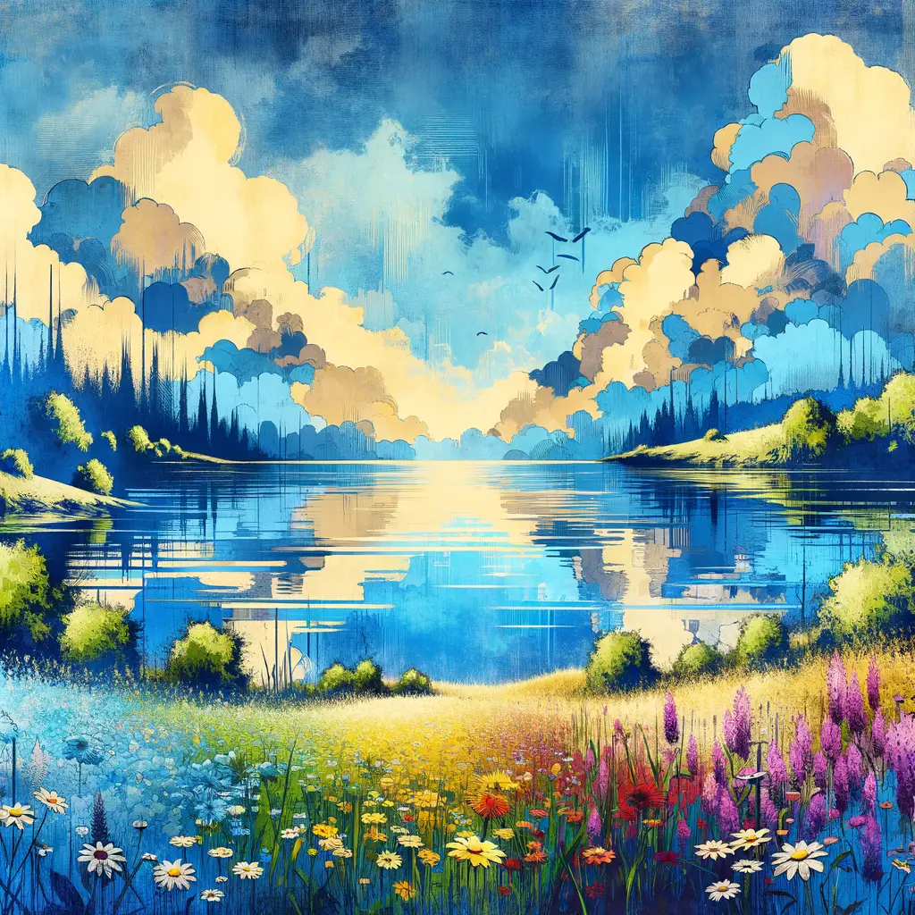 Whispers of the Meadow: Reflections on Tranquility