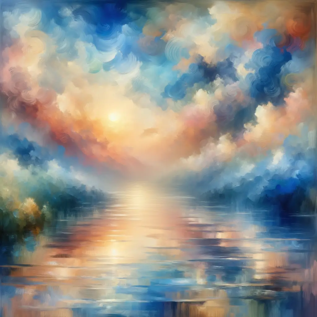 Whispers of Renewal: Sunrise at the Tranquil Therapy Lake